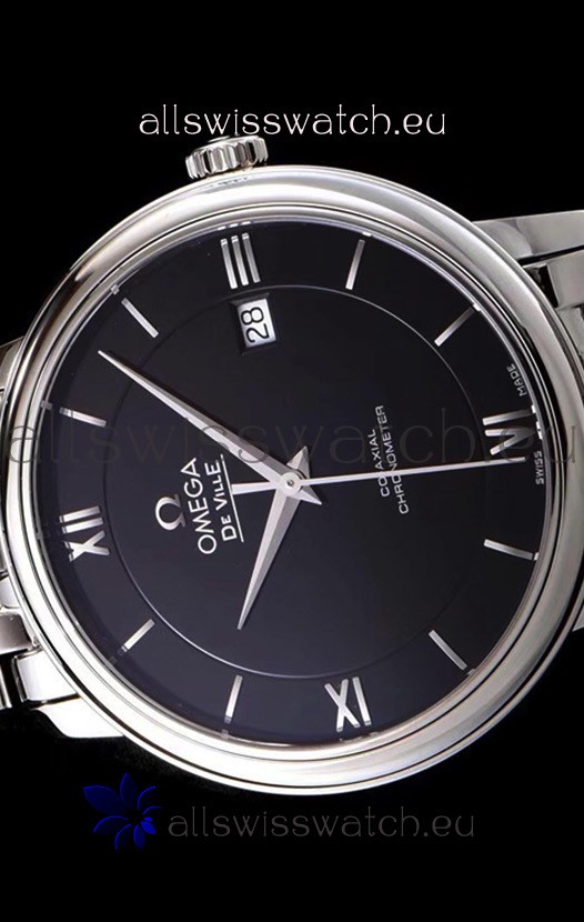 IMG_9081 Omega De Ville Prestige Co-Axial 36.8MM Black Dial 1:1 Mirror Replica 4