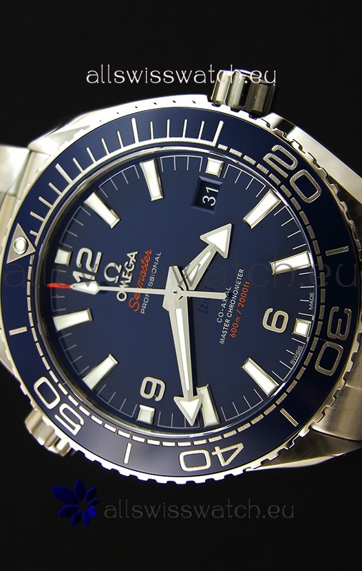 IMG_9081 Omega Seamaster Planet Ocean 600M Blue Dial 43.5MM Updated 1:1 Edition Replica 4