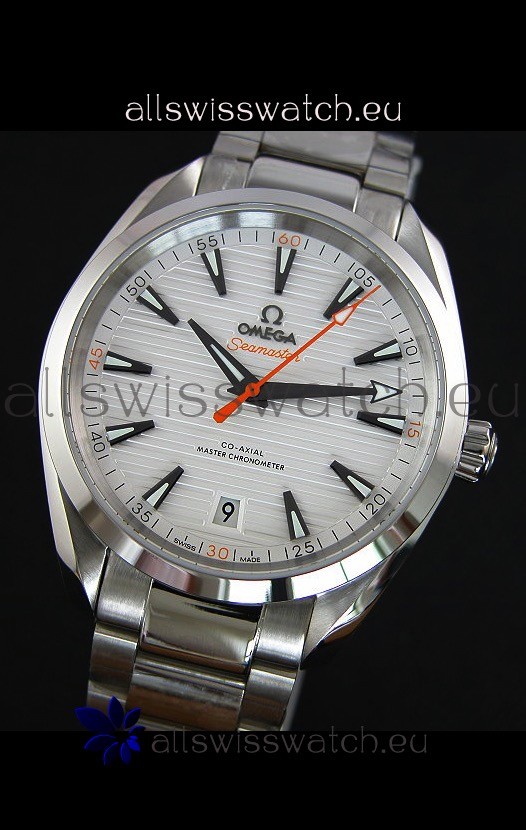 IMG_9081 Omega Seamaster Aqua Terra Co-Axial Stainless Steel Strap 1:1 Mirror Replica 4
