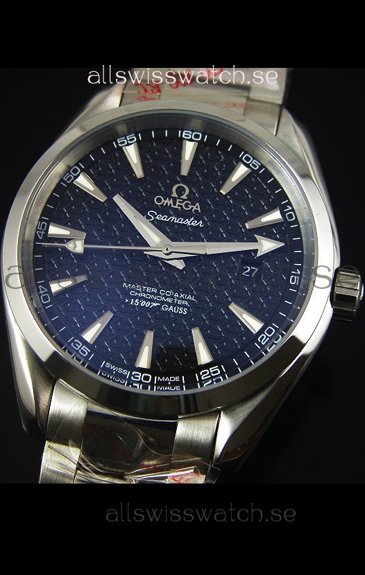 IMG_9081 Omega Seamaster Master Co-Axial Aqua Terra 007 Spectre 15007 Gauss Edition Replica 4