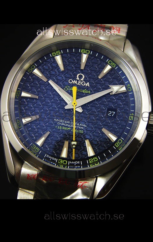 IMG_9081 Omega Seamaster Master Co-Axial Aqua Terra 007 Spectre 15007 Gauss Edition Replica 4