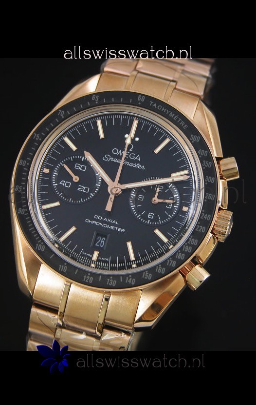 IMG_9081 Omega Speedmaster Moon Co-Axial in Rose Gold - 1:1 Mirror Replica 4