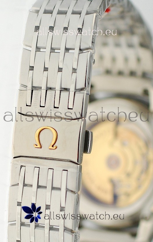 IMG_9081 Omega Co Axial De Ville Hour Vision Steel in White Dial Replica 4