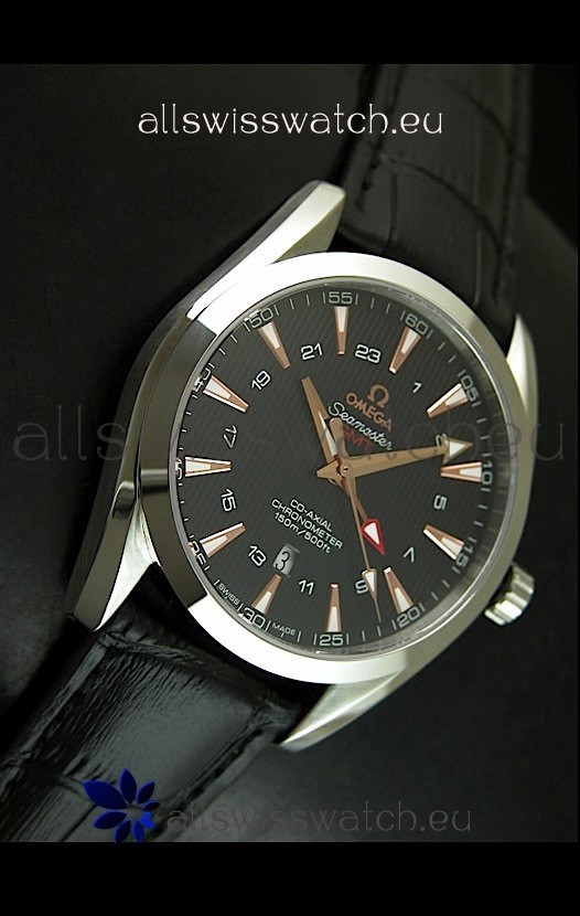 IMG_9081 Omega Seamaster Aquaterra Annual Calender GMT Replica 4