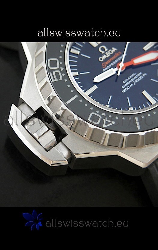IMG_9081 Omega Seamaster Ploprof in Black Strap Replica 4