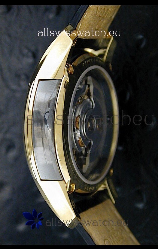 IMG_9081 Omega De Ville Hour Vision in Yellow Gold Replica 4