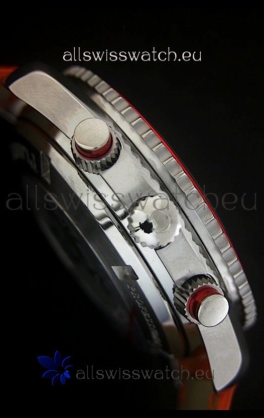 Omega Seamaster CO AXIAL Chronometer in Orange Replica 4