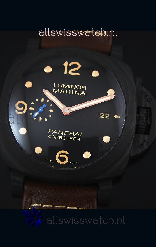 IMG_9081 Panerai Luminor Marina PAM661 Carbotech 1:1 Mirror Replica 4