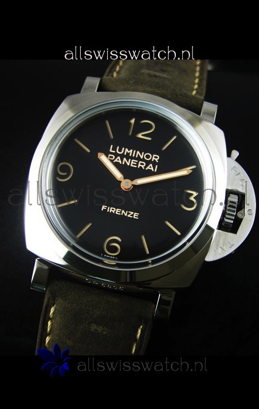 IMG_9081 Panerai Luminor PAM00605 Firenze with P.3000 Movement Replica 4