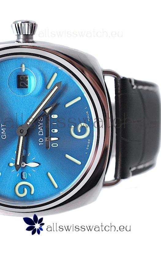 IMG_9081 Panerai Luminor GMT 10 Daysin Blue Dial Replica 4