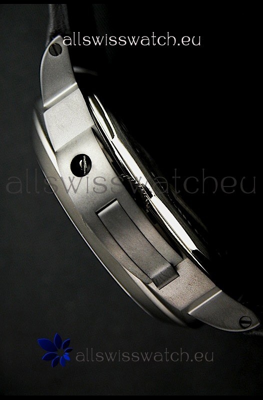 IMG_9081 Panerai Luminor Marina Left Hand Wind PVD - Leather Strap Replica 4