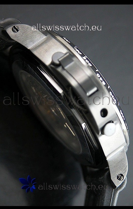 IMG_9081 Panerai Luminor Regatta in PVD Casing Rubber Strap Replica 4