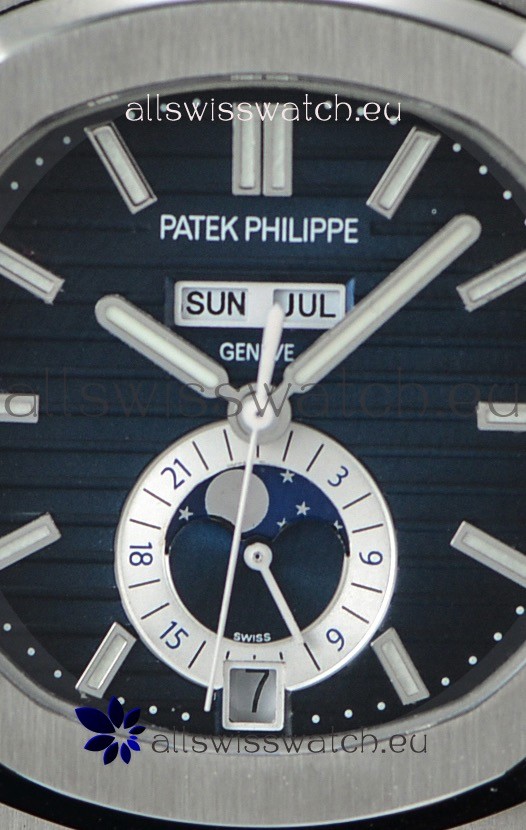 IMG_9081 Patek Philippe Nautilus 5726A 1:1 Mirror Blue Dial Replica 4