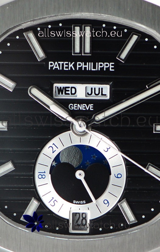 IMG_9081 Patek Philippe Nautilus 5726A 1:1 Mirror Black Dial Replica 4
