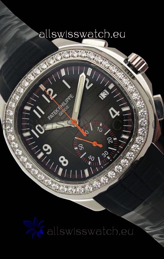 IMG_9081 Patek Philippe Aquanaut 5968A Chronograph 1:1 Mirror Replica 4