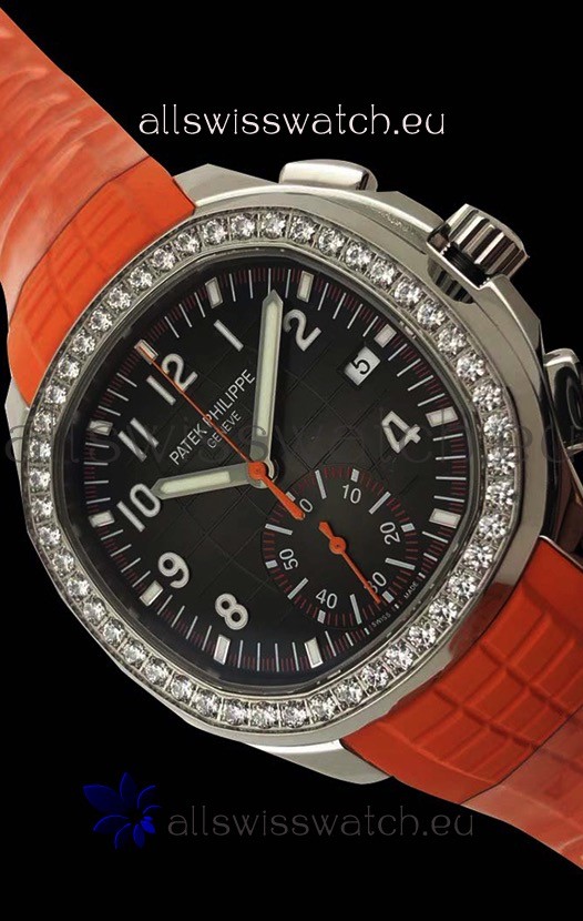 IMG_9081 Patek Philippe Aquanaut 5968A Chronograph 1:1 Mirror Replica 4