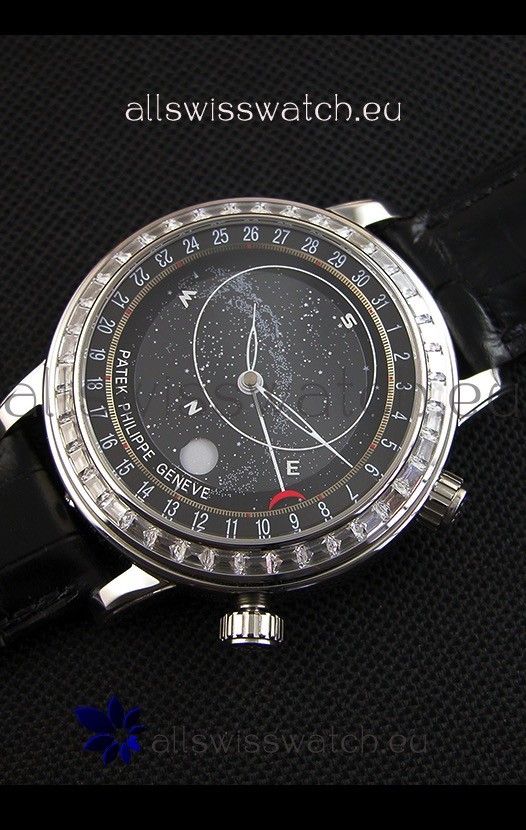 IMG_9081 Patek Philippe Grand Complication 6102P Celestial Moon Age Grey Dial Replica 4