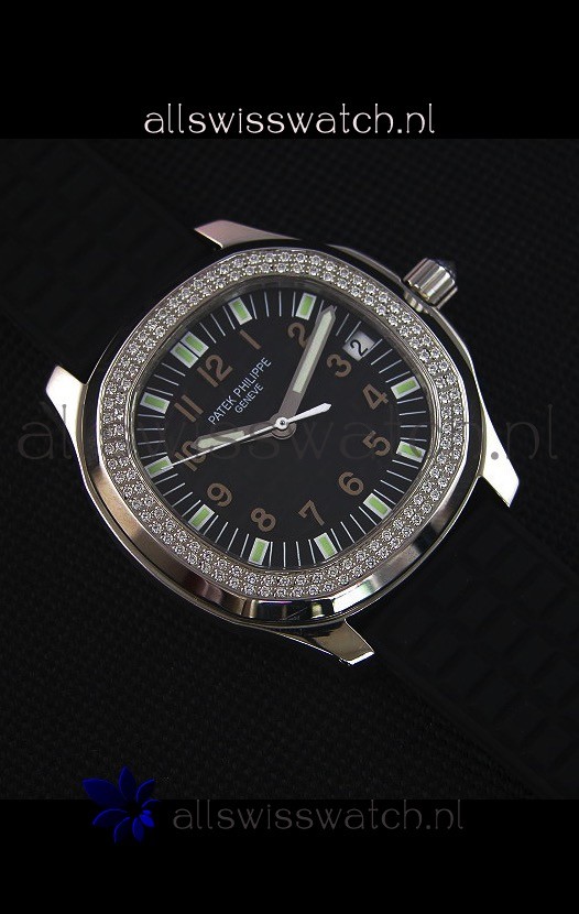 IMG_9081 Patek Philippe Aquanautwith Diamonds Bezel Replica 4
