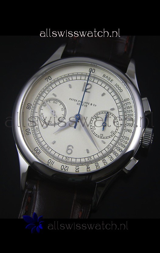IMG_9081 Patek Philippe Complications 5170G Cream Dial Replica 4