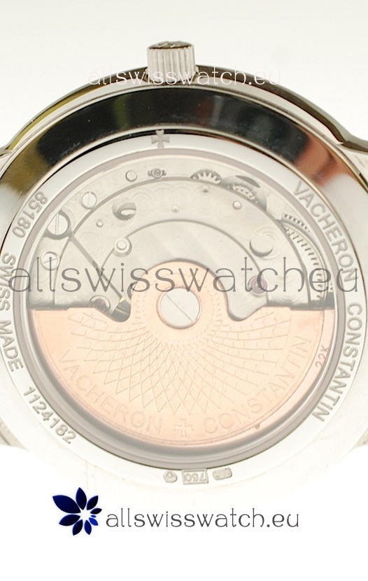 IMG_9081 Vacheron Constantin Geneve Automatic in White Dial Replica 4