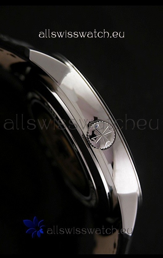 IMG_9081 Vacheron Constantin Geneve Automatic in White Dial Replica 4