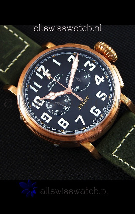 IMG_9081 Zenith Pilot Type 20 Chronograph - Extra Special 45MM Replica 4