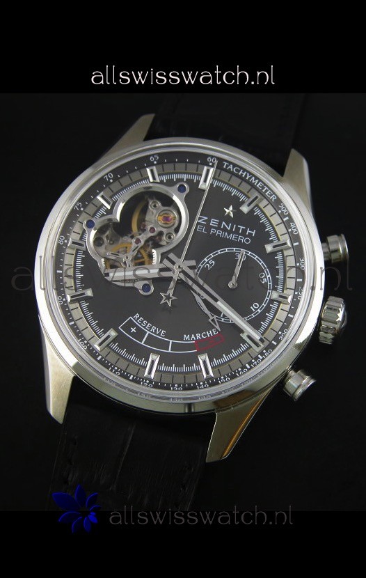 IMG_9081 Zenith El Primero Chronomaster Handwind Power Reserve 42MM Grey Dial Replica 4