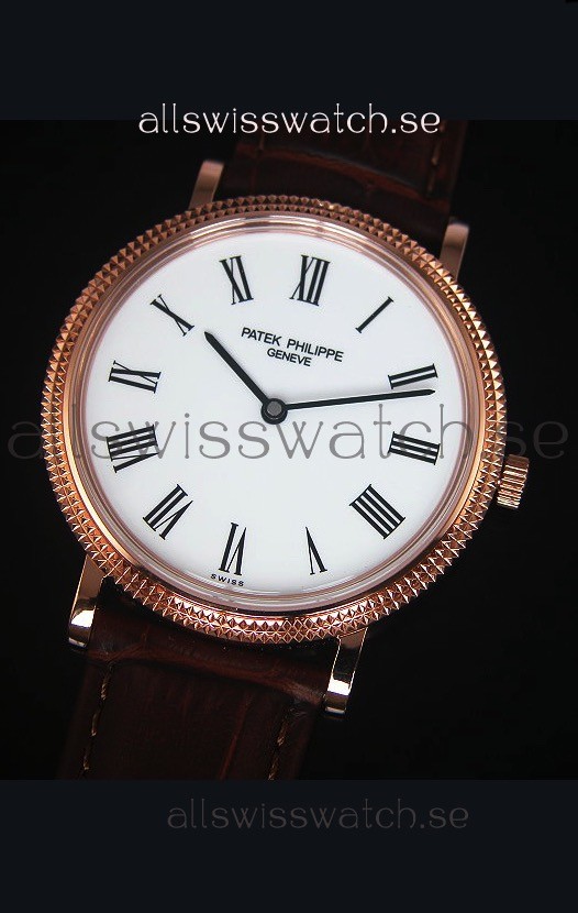 IMG_9081 Patek Philippe 5120J Calatrava Mens Rose Gold 1:1 Mirror Replica 4