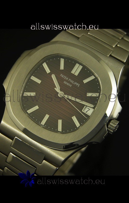 IMG_9081 Patek Philippe Nautilus 5711 Jumbo Burgundy - 1:1 Ultimate Mirror Replica 4