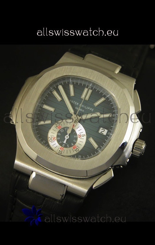 IMG_9081 Patek Philippe Nautilus 5980 Blue Dial - 1:1 Ultimate Mirror Replica 4