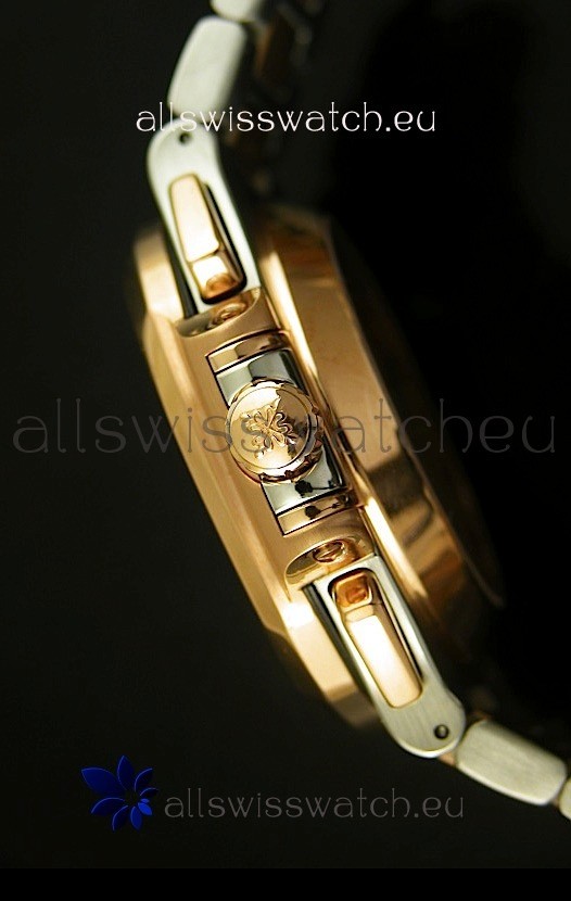 IMG_9081 Patek Philippe Nautilus 5980 Chronograph Two Tone - 1:1 Mirror Replica 4
