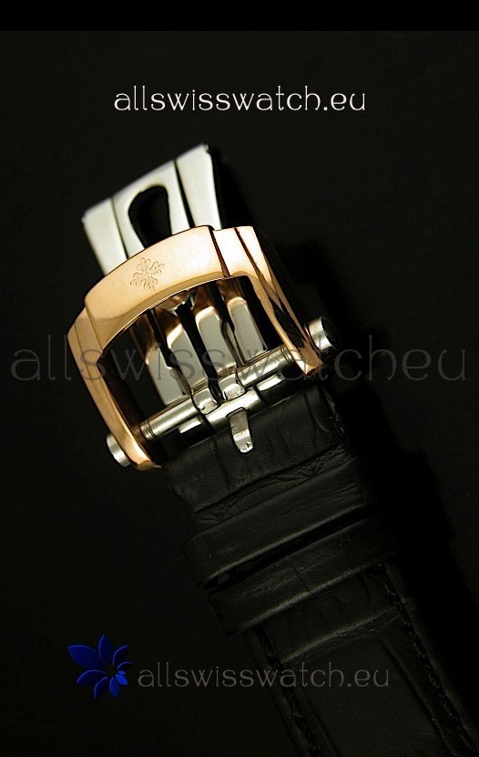 IMG_9081 Patek Philippe Calatrava 5298in Pink Gold Casing - Roman Hours Replica 4
