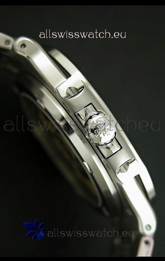 IMG_9081 Patek Phillipe Nautilisin Grey Textured Dial Replica 4