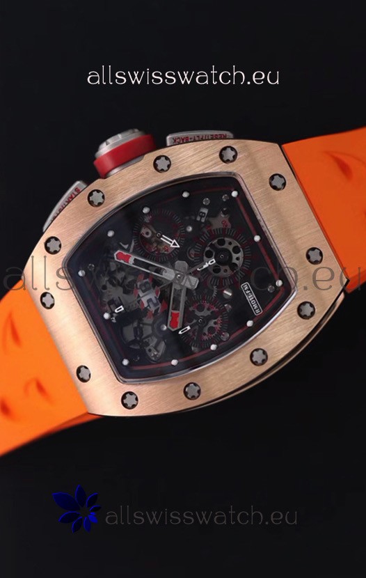 IMG_9081 Richard Mille RM011-FM Felipe Massa Rose Gold Casing Replica 4