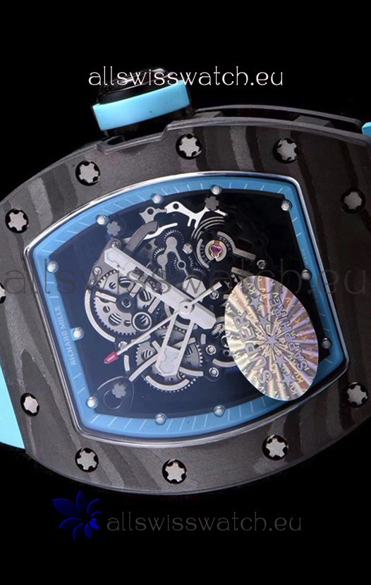 Richard Mille RM055 Blue Legend Carbon Casing Replica 4