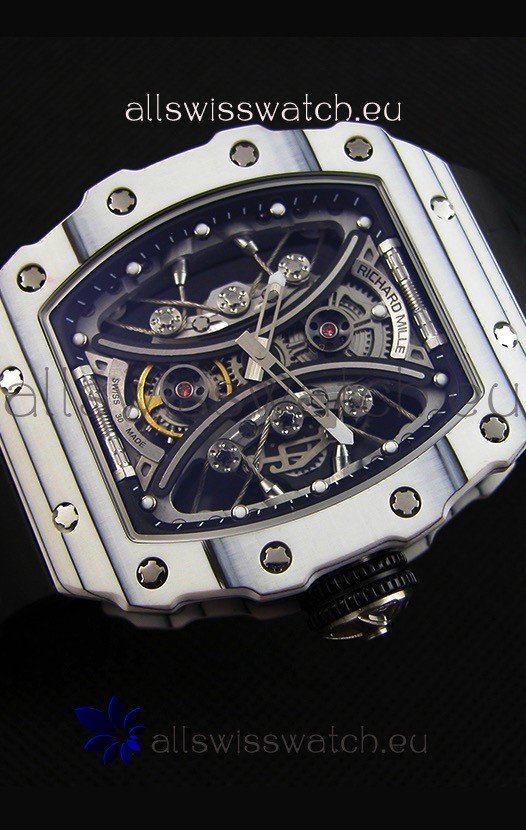IMG_9081 Richard Mille RM53-01 Pablo Mac Donough White Carbon Case Replica 4