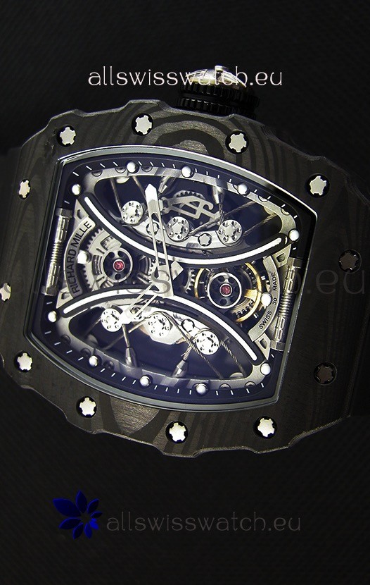 IMG_9081 Richard Mille RM53-01 Pablo Mac Donough Black Carbon Case Replica 4
