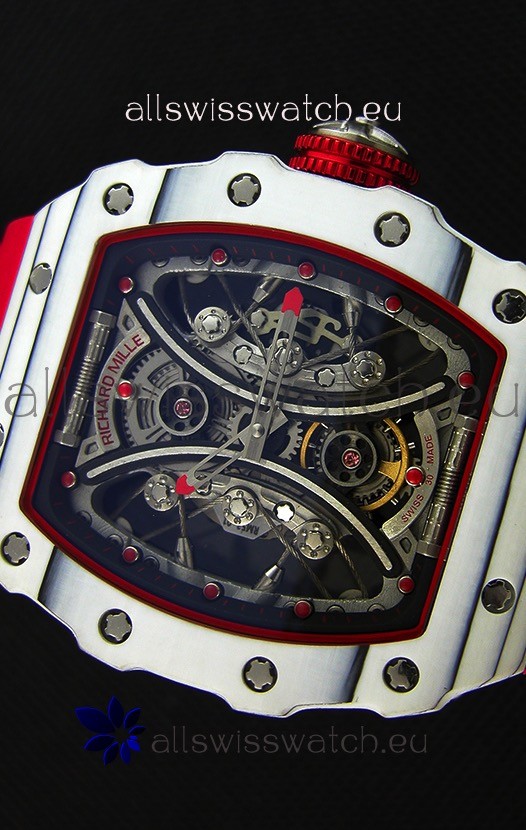 IMG_9081 Richard Mille RM53-01 Pablo Mac Donough White Carbon Case Replica 4
