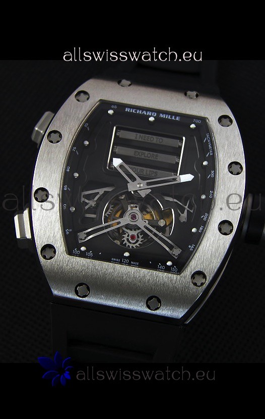 IMG_9081 Richard Mille RM069 Tourbillon Erotic Stainless Steel Case Replica 4