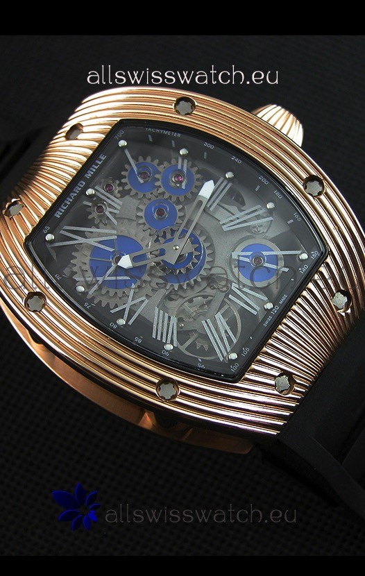 Richard Mille RM 018 Tourbillon Hommage A Boucheron Rose Gold Case Replica 4