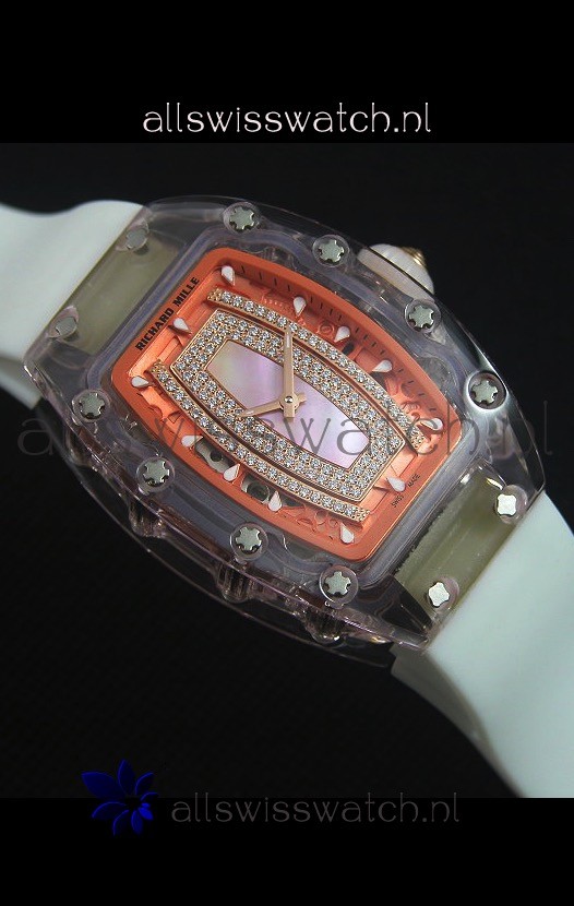 IMG_9081 Richard Mille RM07-02 Sapphir Ladiesin Pink Pearl Dial Replica 4