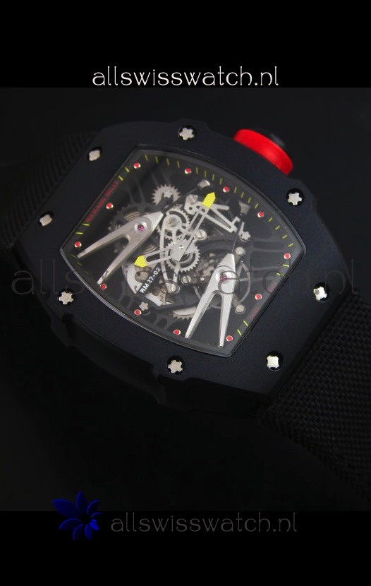 IMG_9081 Richard Mille RM027 Tourbillon Rafael Nadal Edition in PVD Casing Replica 4