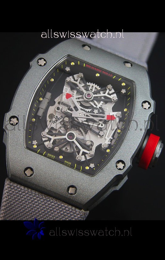 IMG_9081 Richard Mille RM027 Tourbillon Rafael Nadal Edition in Titanium Case Replica 4