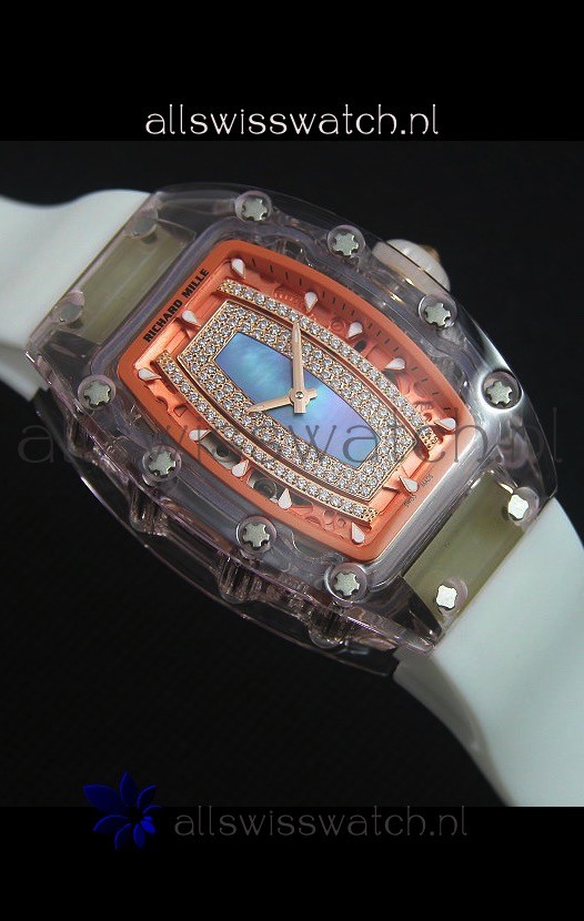 IMG_9081 Richard Mille RM07-02 Sapphir Ladiesin Blue Pearl Dial Replica 4