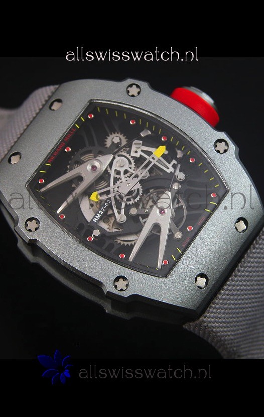 IMG_9081 Richard Mille RM027 Tourbillon Rafael Nadal Edition in Titanium Case Replica 4