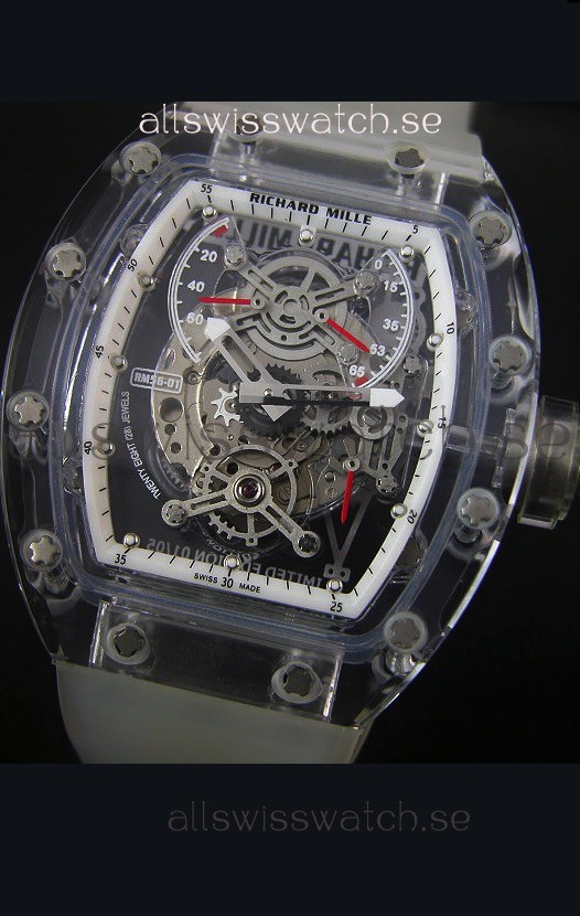 IMG_9081 Richard Mille RM56-01 AN Saphir White Edition Replica 4