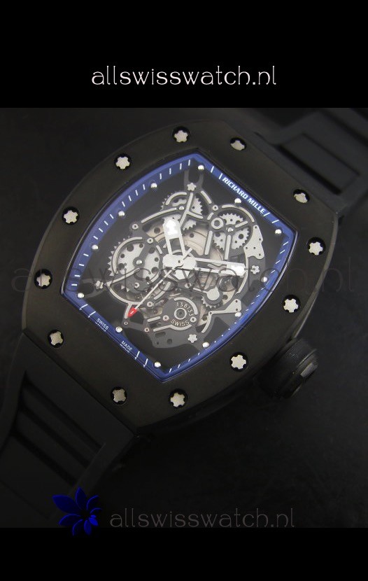 IMG_9081 Richard Mille RM055 Bubba Watsonin Blue Indexes Replica 4