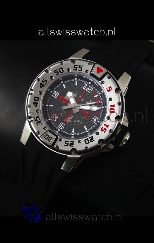 IMG_9081 Richard Mille RM028 Automatic Diver'sin Black Replica 4