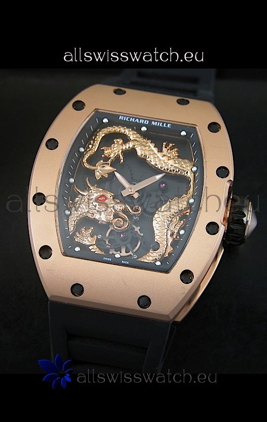 IMG_9081 Richard Mille RM057 Tourbillon Jackie Chanin Pink Gold Replica 4
