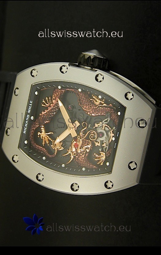 Richard Mille RM057 Tourbillon Jackie Chanin Titanium Case Replica 4